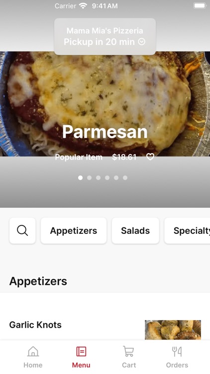 Mama Mia's Pizzeria To Go