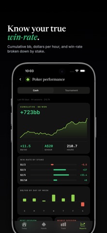 Tracker+ Poker Hand Recorder iPhone screenshot