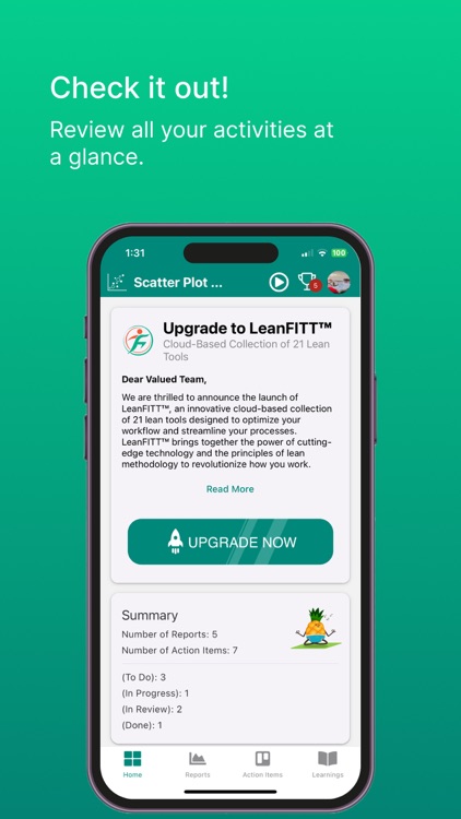 Lean Scatter Plot Rpt