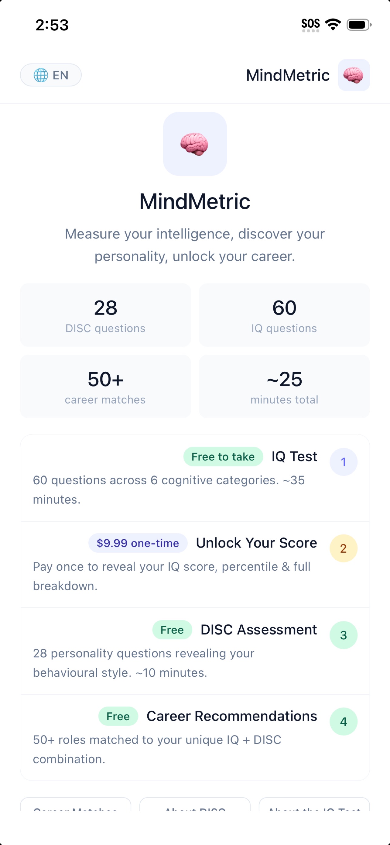 Screenshot 7 of MindMetric