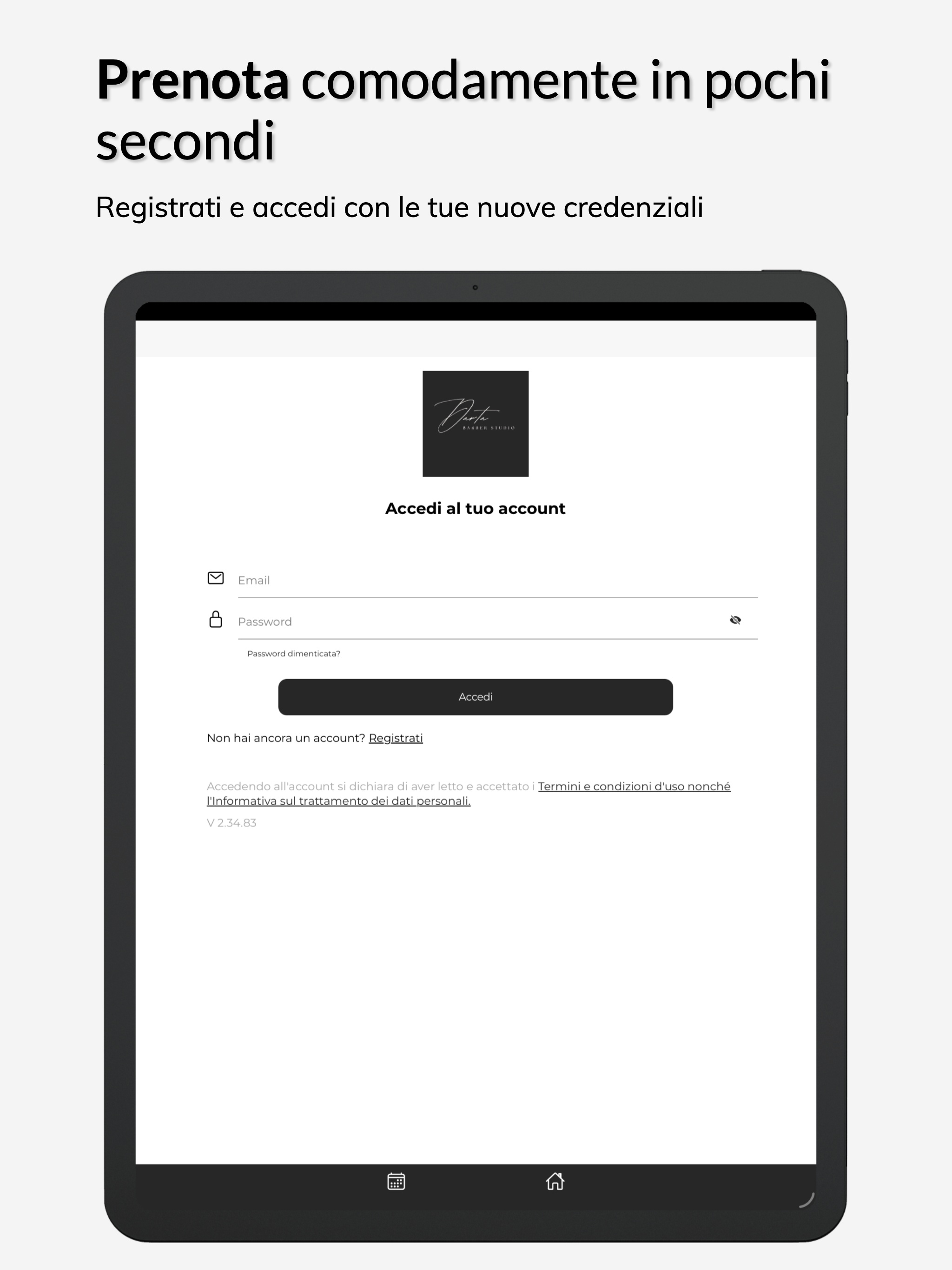 Darta Barber Studio App