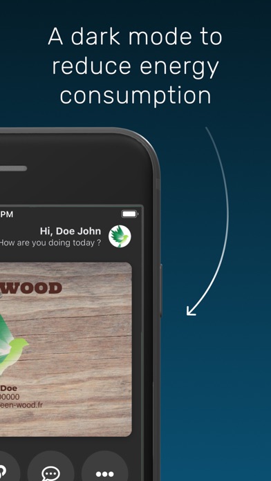 Glibl - Business card Screenshot