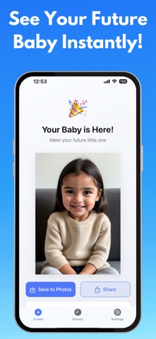 AI Baby Generator: Baby Gen AI iPhone screenshot