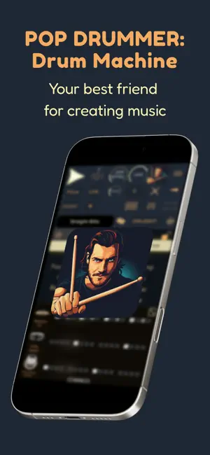 Pop Drummer -Real Drum Machine screenshot 1