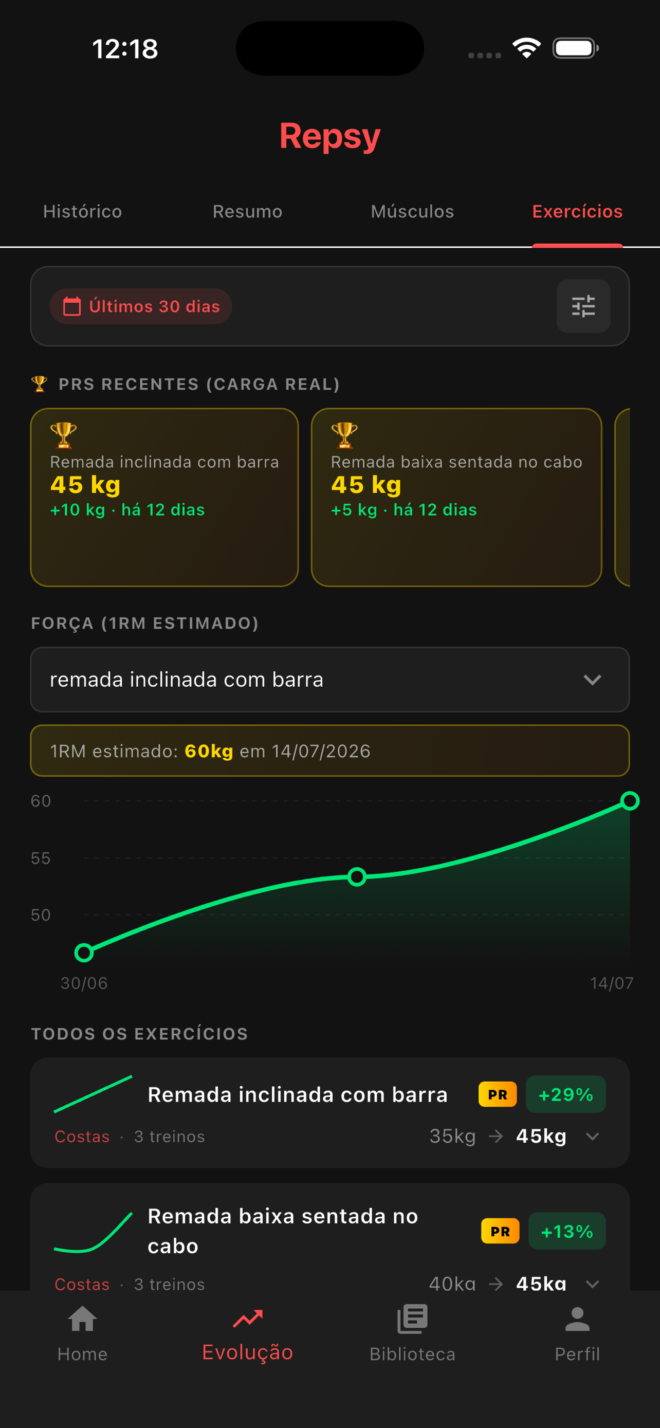 Repsy: Montar Treino IA screenshot 3