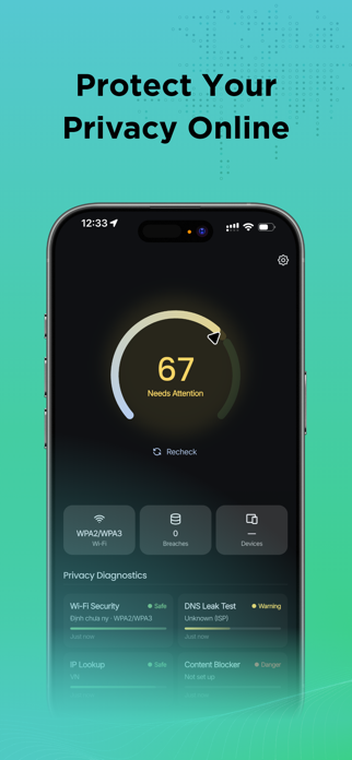 Netveil — Privacy Dashboard Screenshot 1 of 6