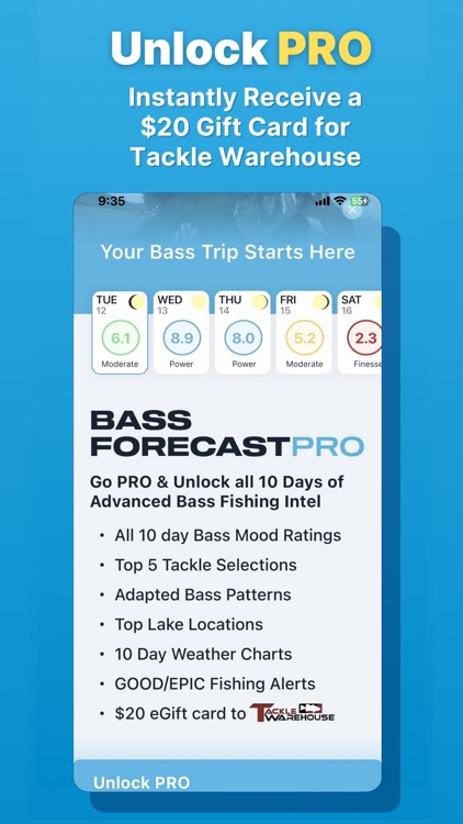 BassForecast: Bass Fishing App