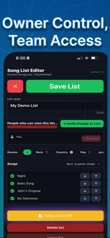 BandList Gigs Screenshot 8 of 10