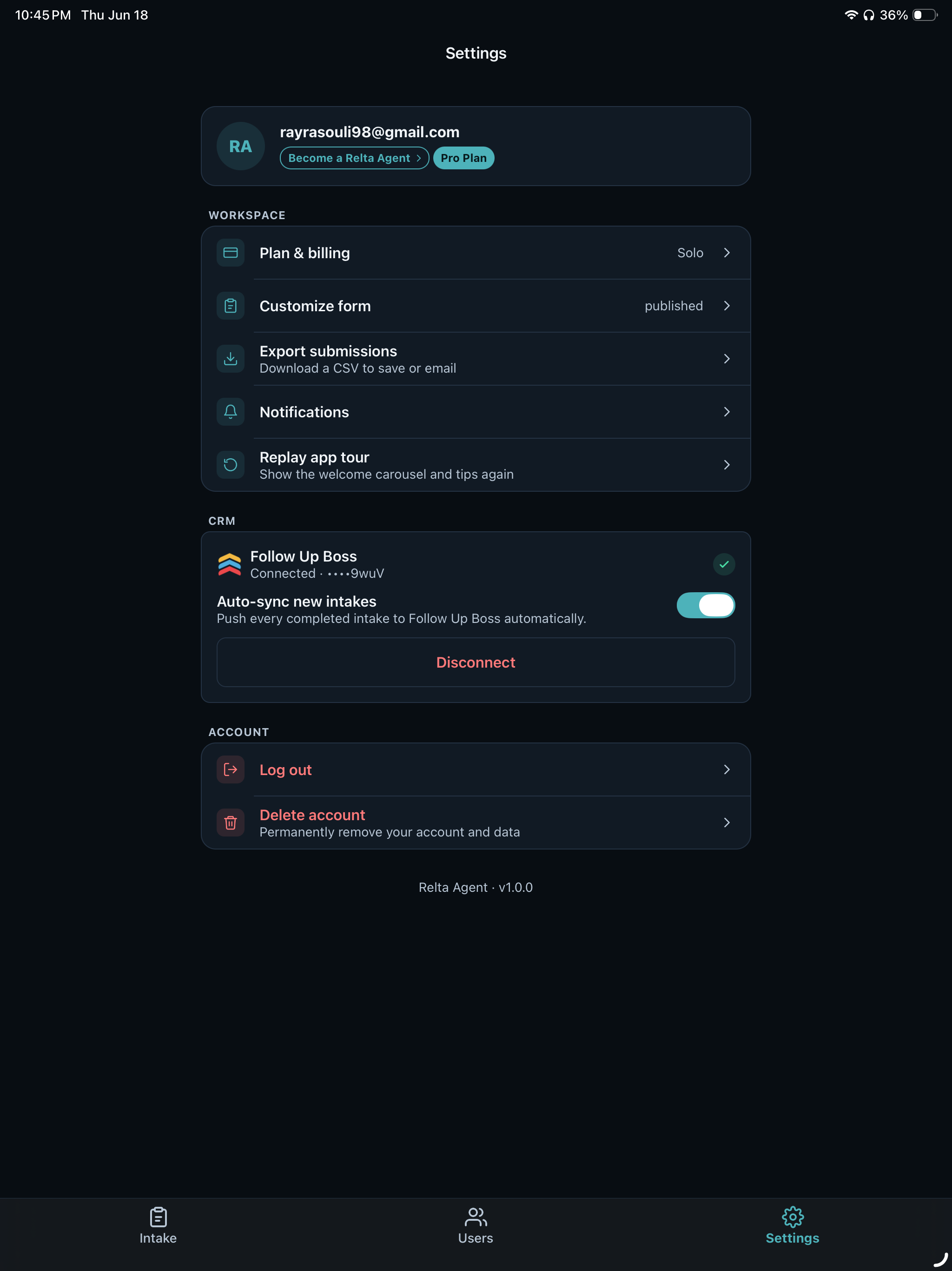 Relta Agent screenshot 8