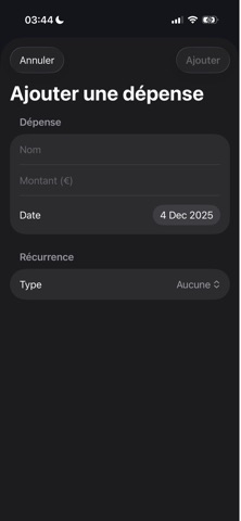 MesBudgets screenshot