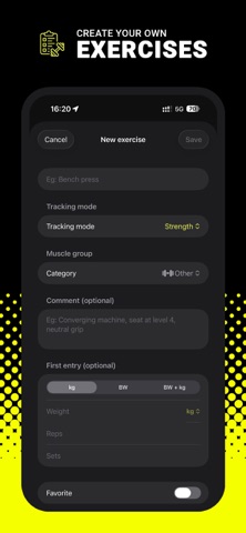 LiftLog - Strength Workout Log Screenshot 6 of 6