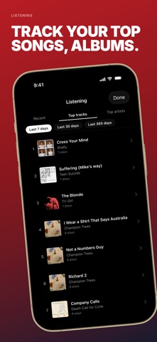 Rate and Rank Music: Rotation iPhone screenshot