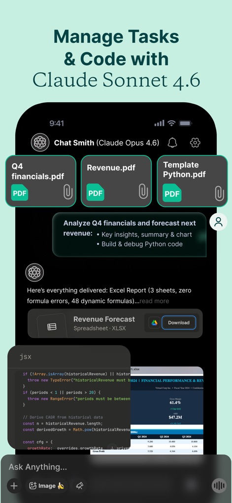 Chat Smith: AI Chatbot & Agent - Document & Code Mastery