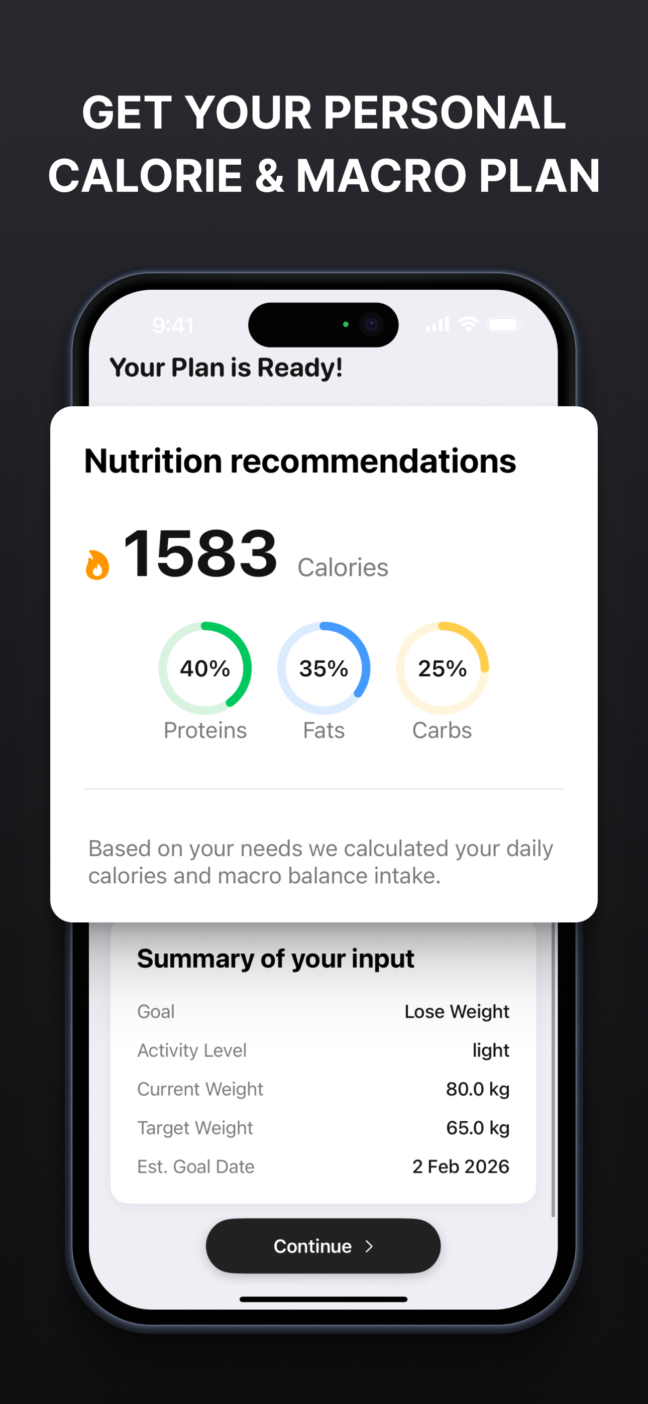 PlanMyEats: Calorie Counter