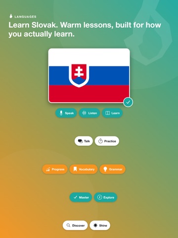 Learn Slovak - LingFast iPad screenshot