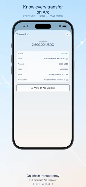 Arc: USDC Wallet screenshot 3