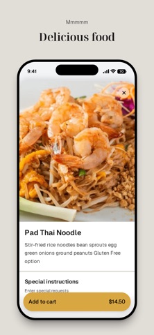 SaiMai Thai Restaurant To Go iPhone screenshot