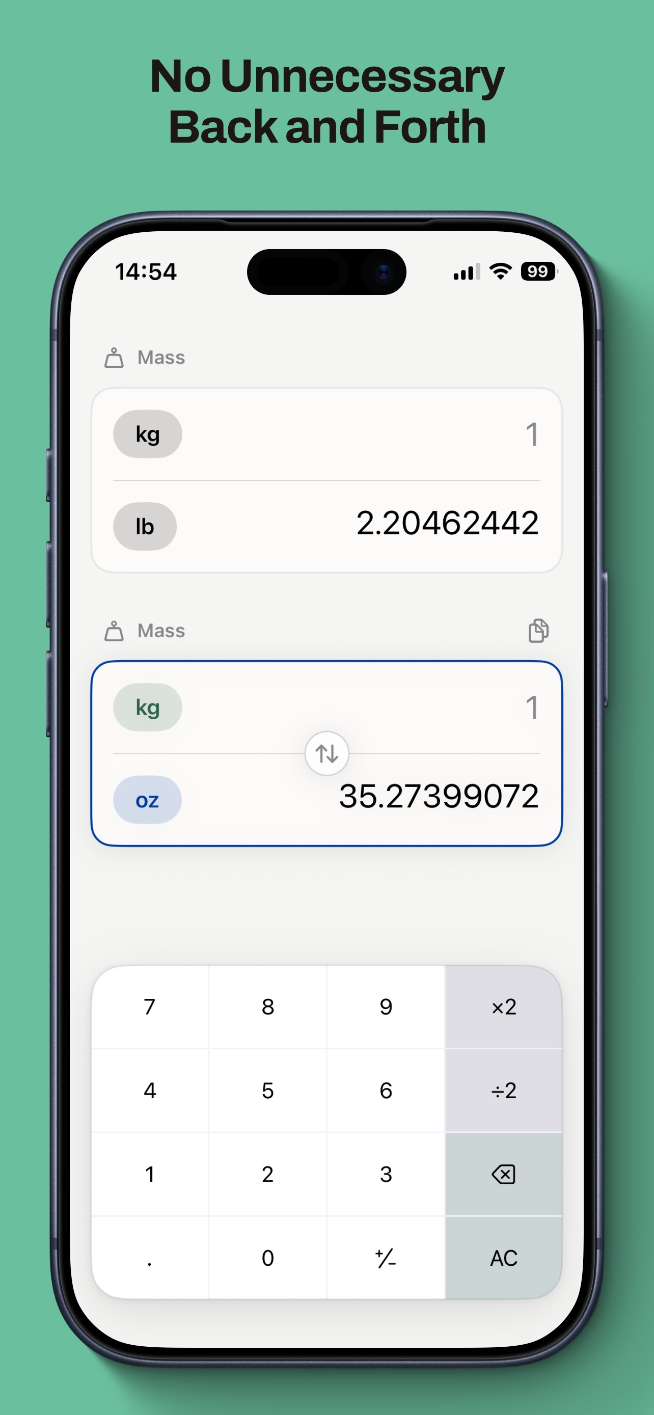 Screenshot 3 of Equal - Dual Unit Converter