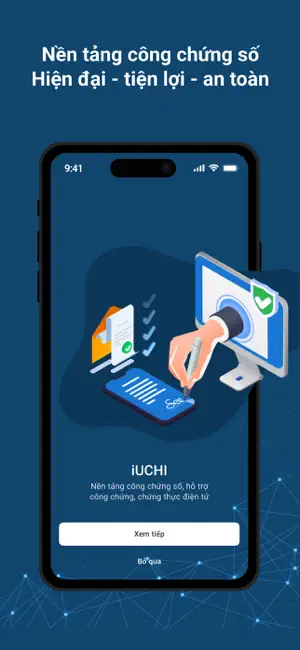 Nền tảng công chứng số iUCHI screenshot 2