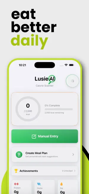 Lusie: Calorie Tracking & Diet screenshot 2