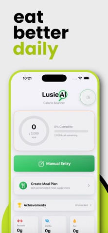 Lusie: Calorie Tracking & Diet screenshot