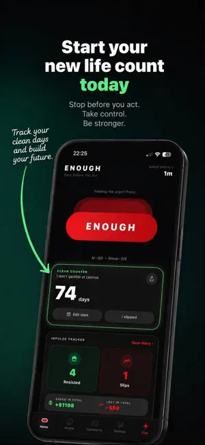 ENOUGH: Stop Gambling screenshot 2