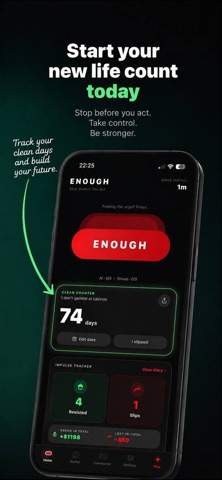 ENOUGH: Stop Gambling Screenshot 2 of 7