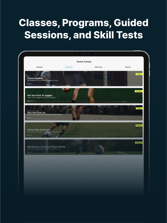Techne Futbol: Soccer Training iPad screenshot 6 - Sports app