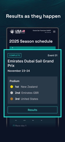 U.S. SailGP Team Screenshot 2 of 5