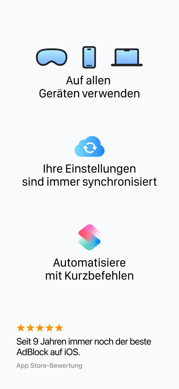 1Blocker: Ad Blocker & Privacy iPhone App Screenshot 10 – Dienstprogramme