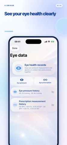 ORIVUE: Meds & Health Tracker iPhone screenshot