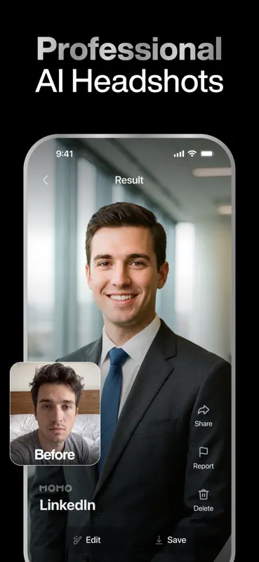 Momo: AI Photo & Video Maker screenshot 7 of 10