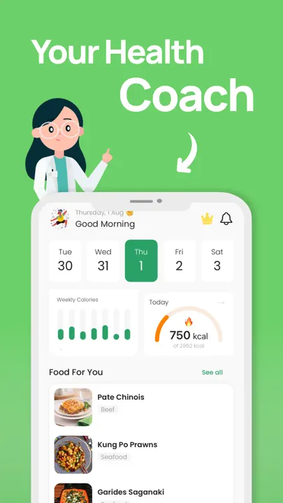 Snap Meal: AI Calorie Tracker iPhone Ekran Görüntüsü 2