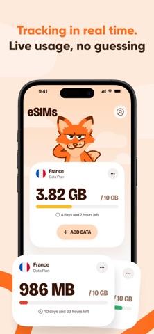 FairSIM: eSIM & Travel Data iPhone screenshot