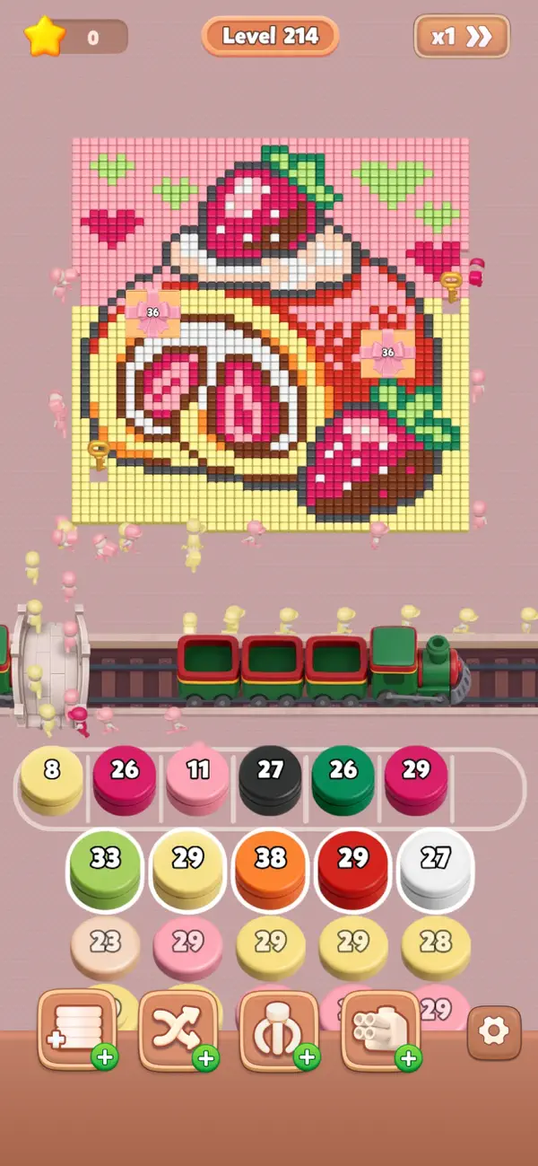 Pixel Traffic Jam - Color Sort 游戏截图