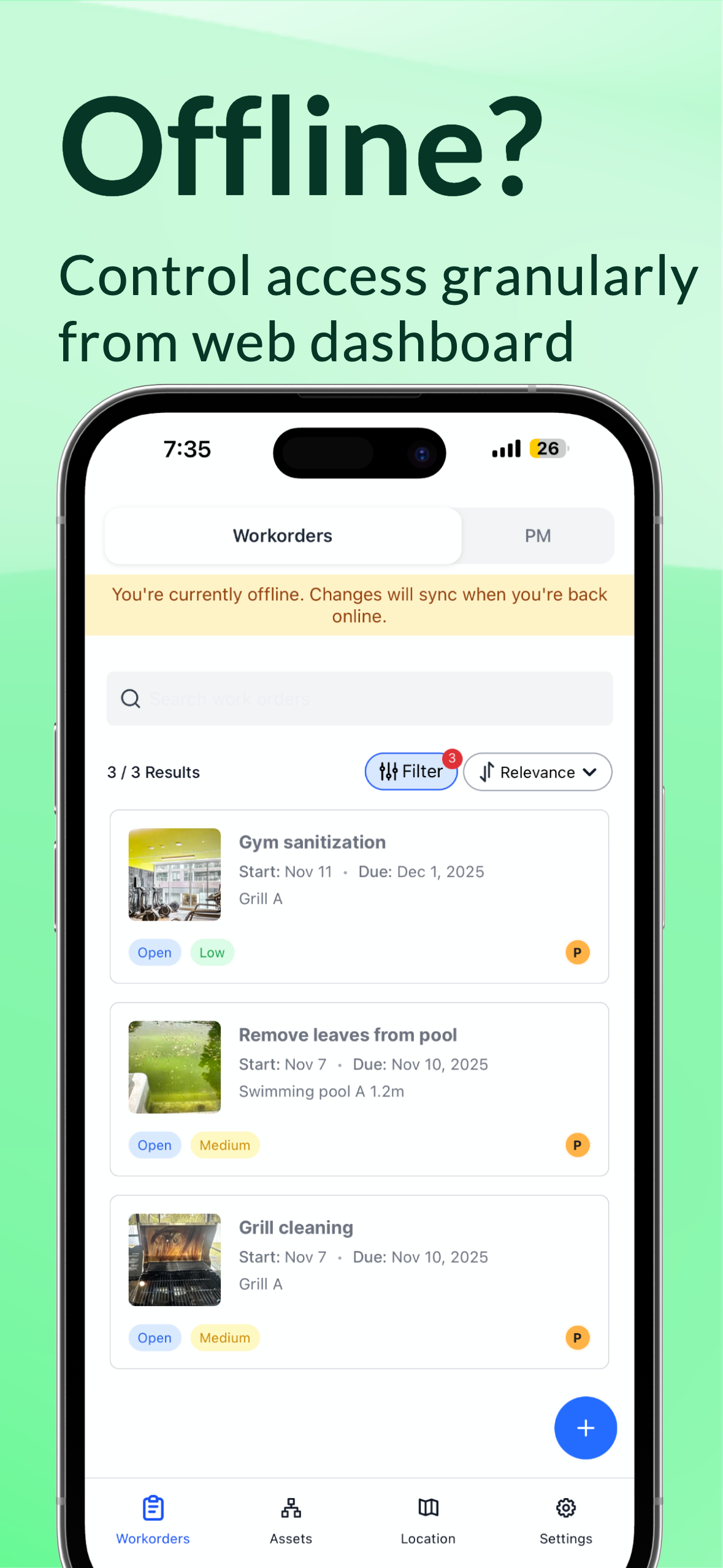 SiteWise+ CMMS Maintenance
