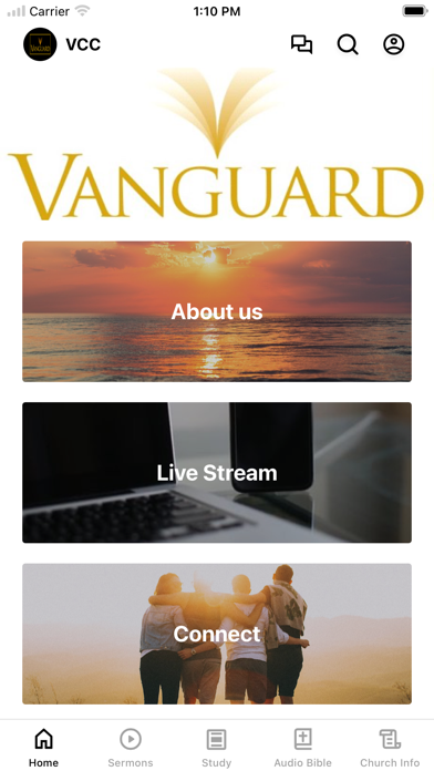 Vanguard Community Church Screenshot