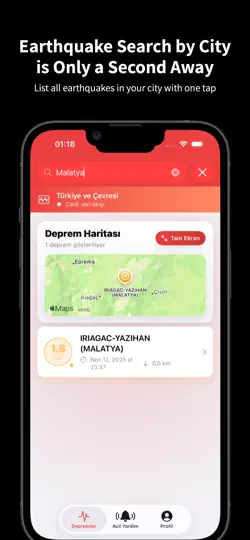 Deprem: Acil GüvendeKal iPhone Ekran Görüntüsü 6