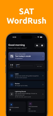 SAT Wordrush screenshot