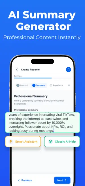 Intelligent CV: Resume screenshot 4