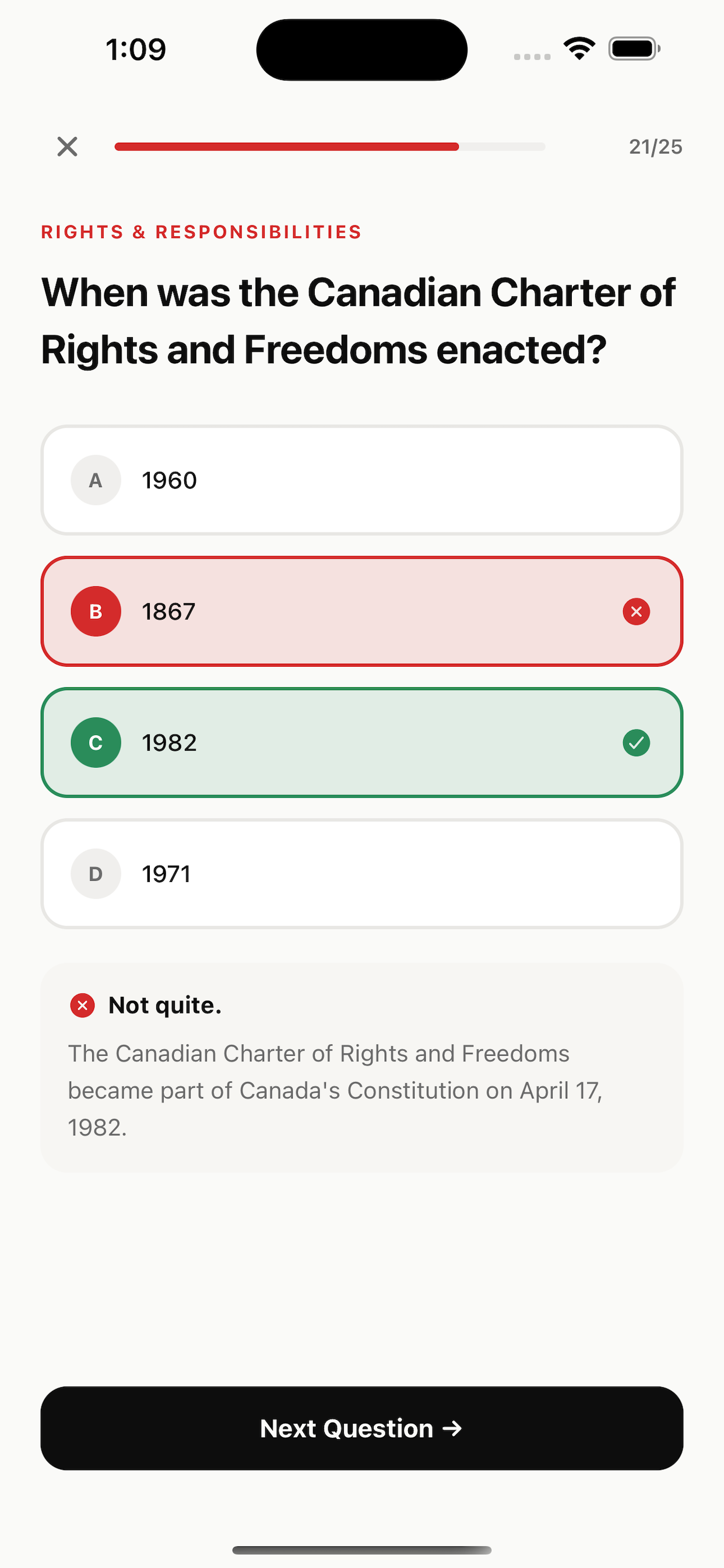 CitizenReady - Canadian Exam