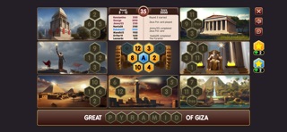 Seven Wonders Bingo Game iPhone screenshot