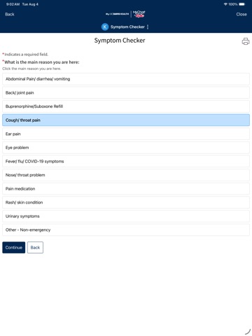 App screenshot