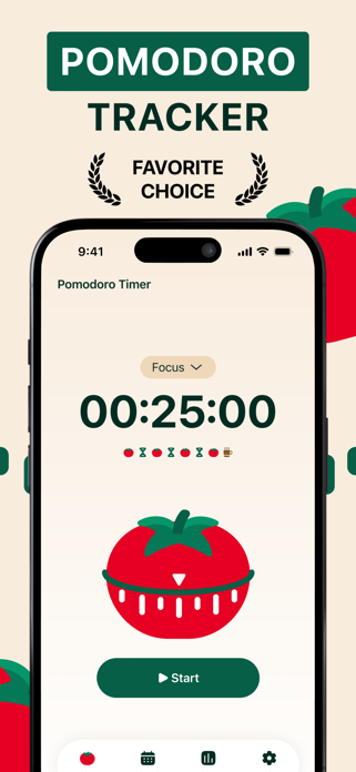 Pomodoro Timer: Focus Booster Screenshot 1 of 4