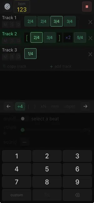 Prog Metronome screenshot 2