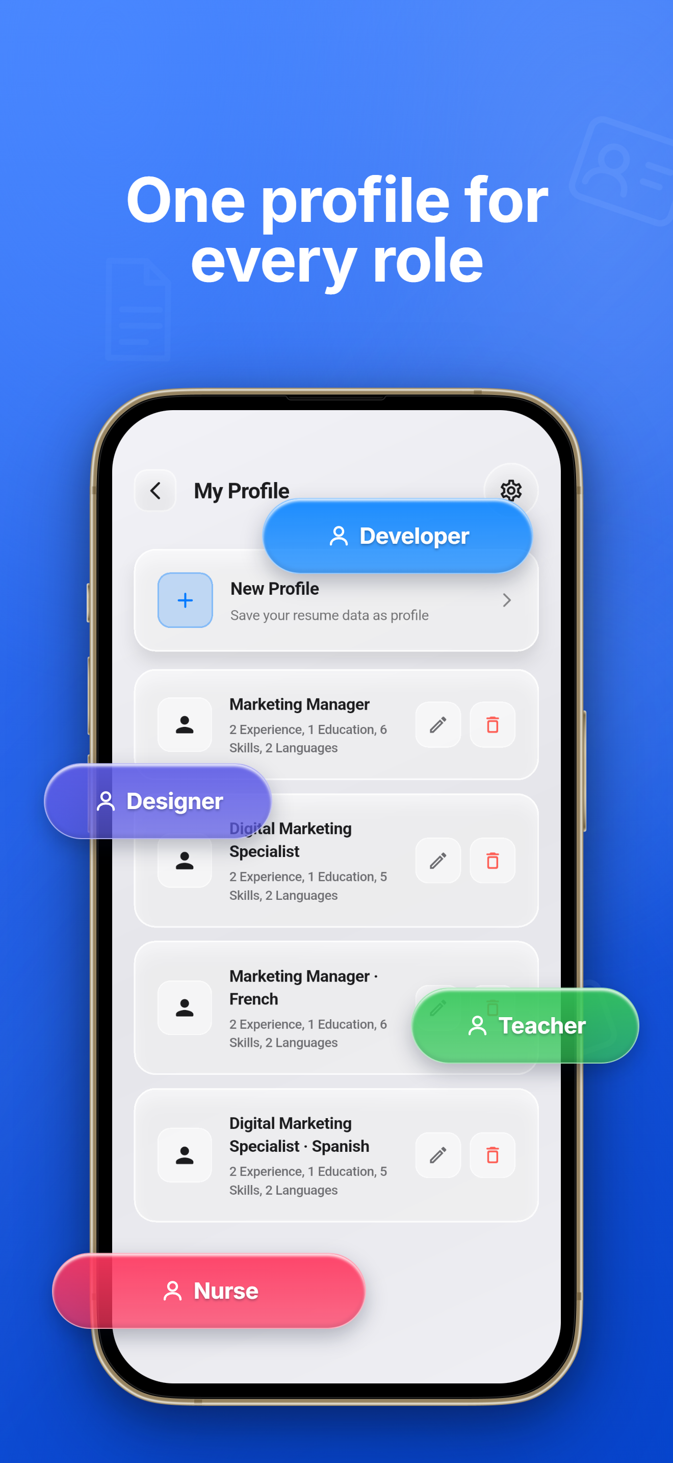 ProResume: CV & Resume Builder screenshot 7