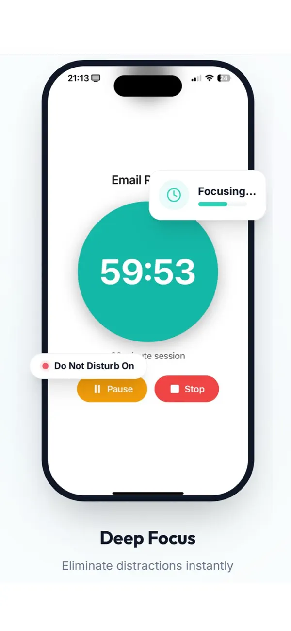 #4. Focus Bubble Timer (iOS) Podle: Ian Sutherland