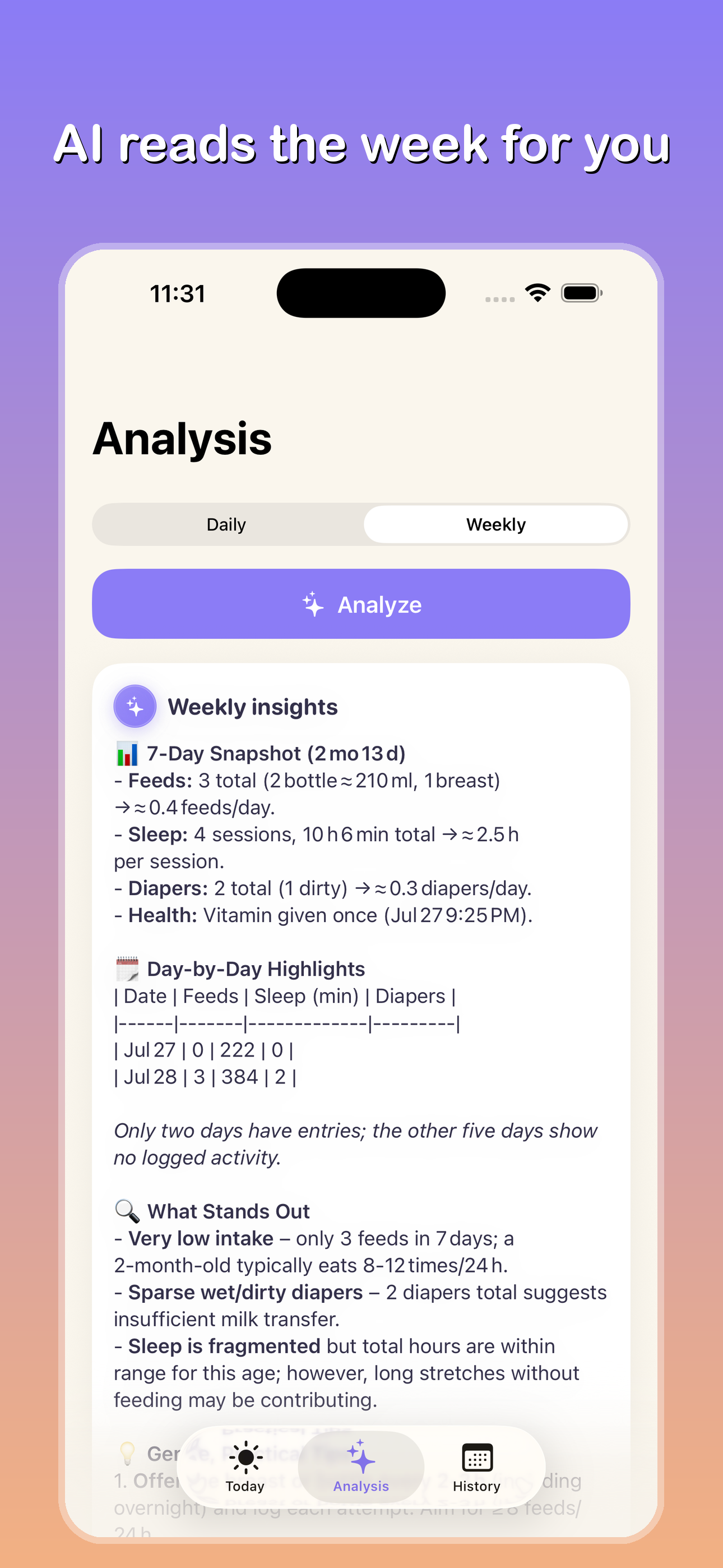 Agu: Baby Tracker by Voice screenshot 7