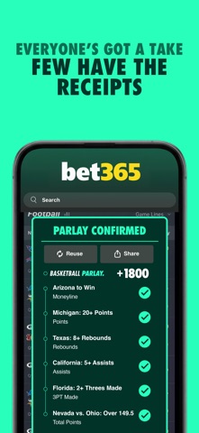 bet365 - Sportsbook & Casino iPhone screenshot