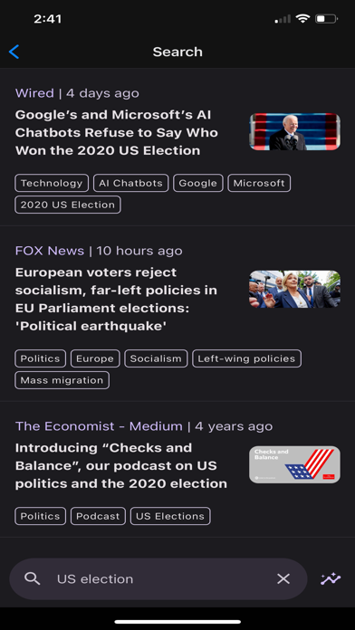 Contentroll iPhone screenshot 6 - News app
